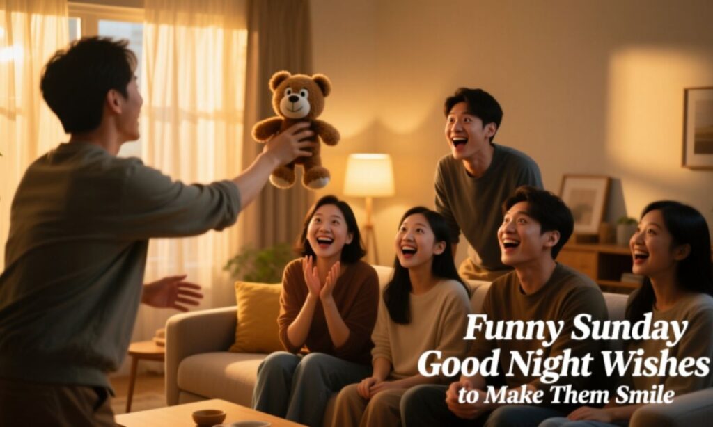 Funny Sunday Good Night Wishes to Make Them Smile