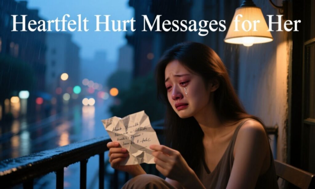 Heartfelt Hurt Messages for Her