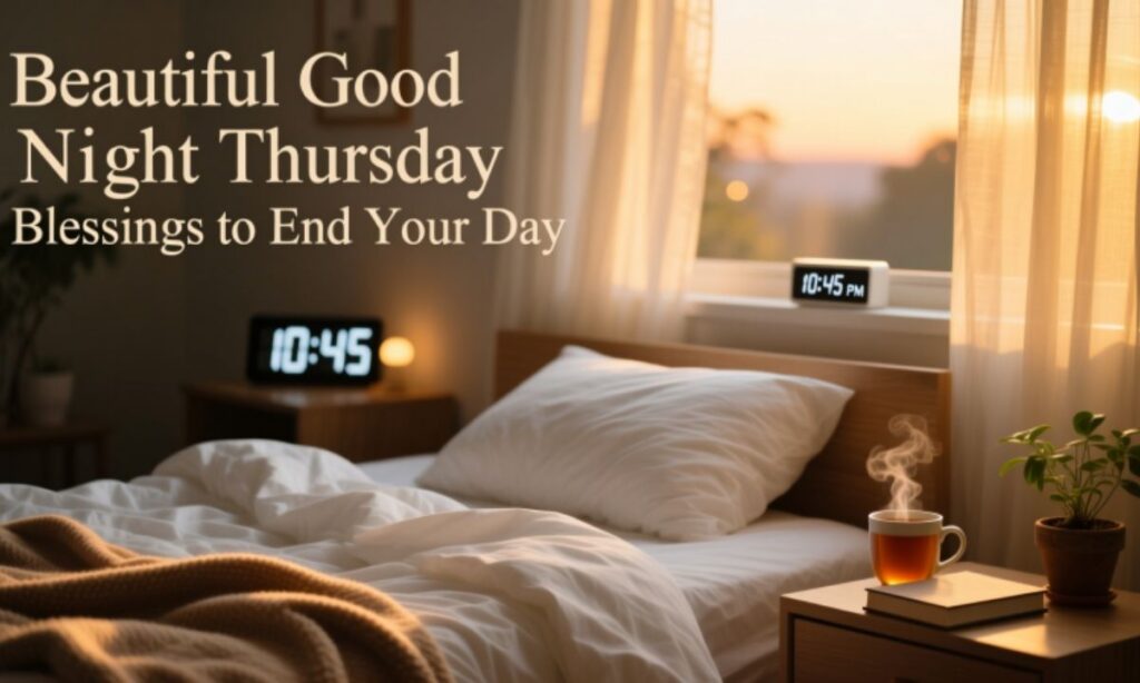 Beautiful Good Night Thursday Blessings to End Your Day